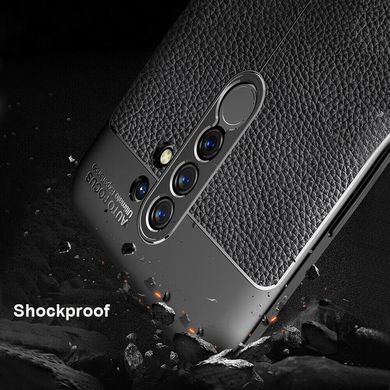 Захисний чохол Leather для Xiaomi Redmi 9 Чорний