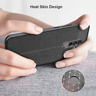 Захисний чохол Leather для Xiaomi Redmi 9 Чорний