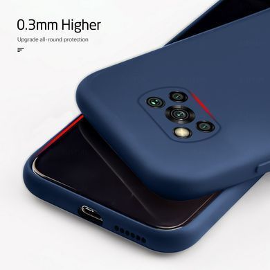 Захисний чохол Liquid Case Full Camera для Xiaomi Poco X3 / X3 NFC / X3 Pro Dark Blue