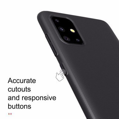 Защитный чехол Nillkin Frosted Shield для Samsung A715F Galaxy A71 2020 Черный