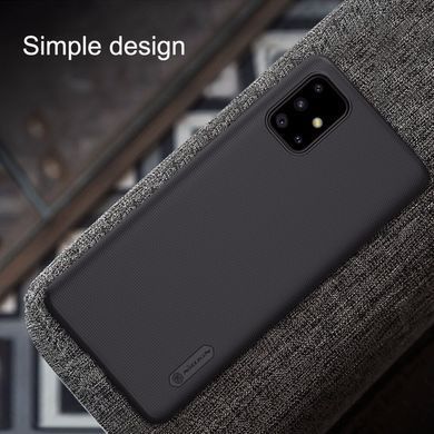 Защитный чехол Nillkin Frosted Shield для Samsung A715F Galaxy A71 2020 Черный