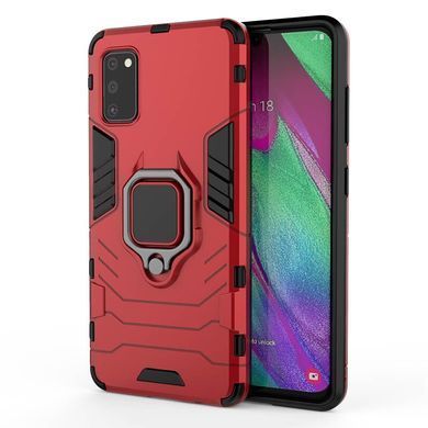 Захисний чохол Strong Guard Ring для Samsung A415F Galaxy A41 Червоний