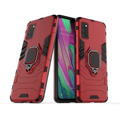 Захисний чохол Strong Guard Ring для Samsung A415F Galaxy A41 Червоний