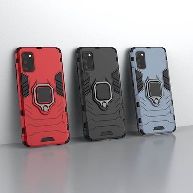 Захисний чохол Strong Guard Ring для Samsung A415F Galaxy A41 Червоний