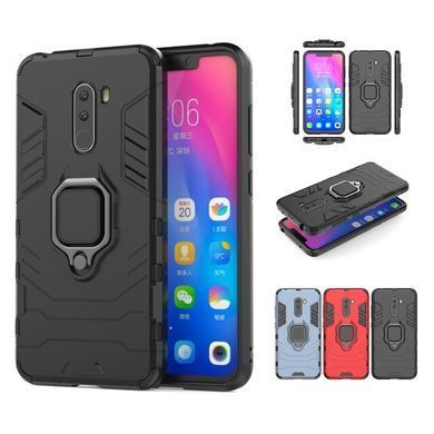 Защитный чехол Strong Guard Ring для Xiaomi Pocophone F1 Красный