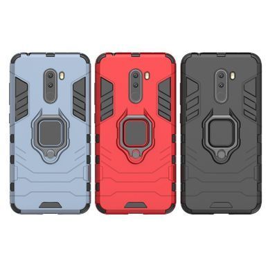 Защитный чехол Strong Guard Ring для Xiaomi Pocophone F1 Красный