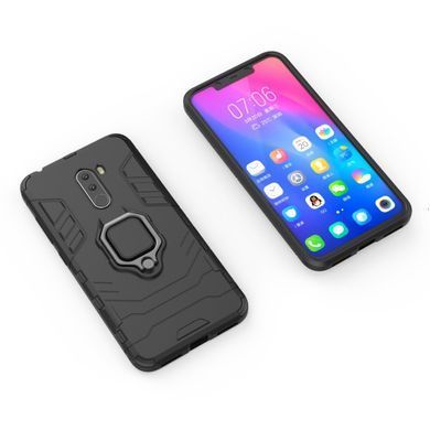 Защитный чехол Strong Guard Ring для Xiaomi Pocophone F1 Красный