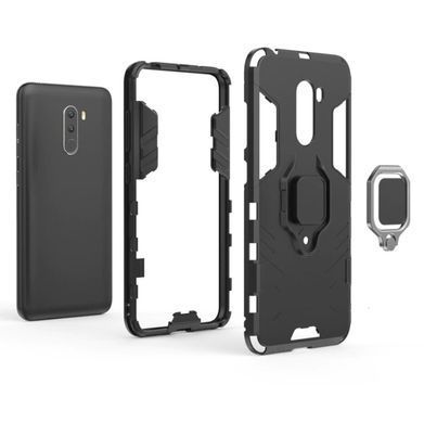 Защитный чехол Strong Guard Ring для Xiaomi Pocophone F1 Красный