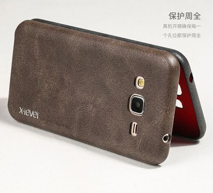 Захисний чохол X-level Vintage для Samsung J300H / J310H / J320H Galaxy J3 Чорний