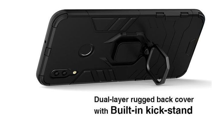 Защитный чехол Strong Guard Ring для Huawei P Smart Z Navy