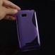 Чехол TPU S-line для HTC Desire 400 (One SU) Фиолетовый