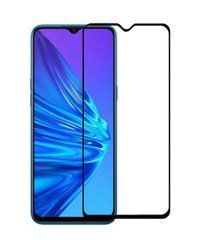 Защитное стекло Full Glue для Realme 5 / 6i Черный