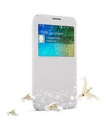 Чехол-книжка Nillkin Sparkle для Samsung E500H Galaxy E5 Белый