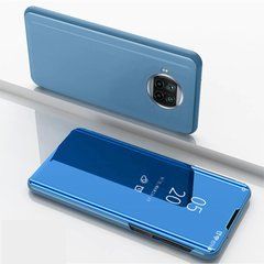 Чехол-книжка Clear View Mirror для Xiaomi Mi 10T Lite / Redmi Note 9 Pro 5G Синий