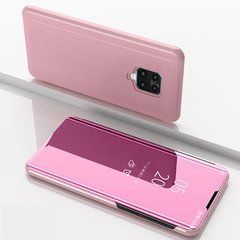 Чохол-книжка Clear View Mirror для Xiaomi Redmi Note 9 Pro / Redmi Note 9S / Redmi Note 9 Pro Max Рожевий