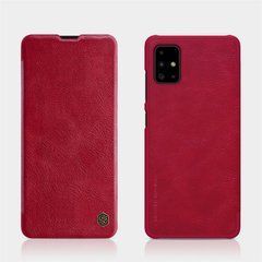 Чехол-книжка Nillkin Qin для Samsung A715F Galaxy A71 2020 Красный