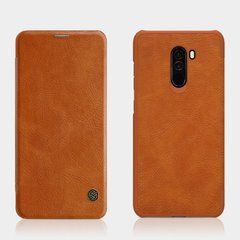Чехол-книжка Nillkin Qin для Xiaomi Pocophone F1 Коричневый