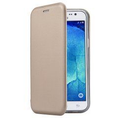 Чехол-книжка Protective для Samsung J700 Galaxy J7 Золотистый