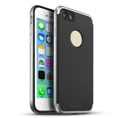 Ударопрочный чохол iPaky TPU+PC для iPhone 7 / iPhone 8 / SE 2020 Чорний / Сріблястий