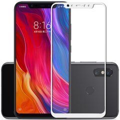 Захисне скло Color Frame для Xiaomi Mi8 Білий