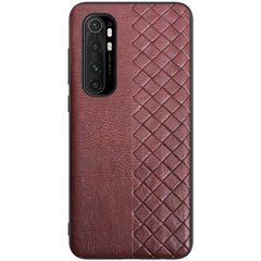 Защитный чехол Double для Xiaomi Mi Note 10 Lite Бордовый