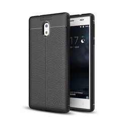 Захисний чохол Leather для Nokia 3 2017 Чорний