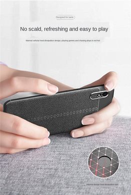 Защитный чехол Leather для Xiaomi Redmi 9A Черный