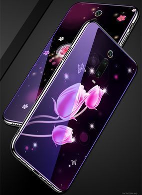 Захисний чохол Fantasy з глянцевими торцями для Xiaomi Redmi K20 / K20 Pro / Mi 9T / Mi 9T Pro (тюльпани) Рожевий