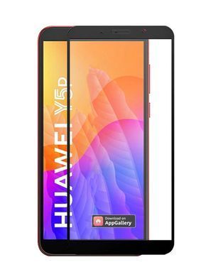 Защитное стекло Ceramic для Huawei Y5p Черный
