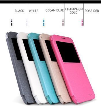 Чохол-книжка Nillkin Sparkle для Samsung E500H Galaxy E5 Білий