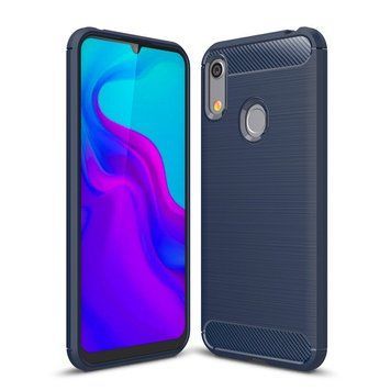 Защитный чехол Slim TPU для Huawei Y6 2019 / Huawei Honor 8A (с вырезом под сканер) Синий