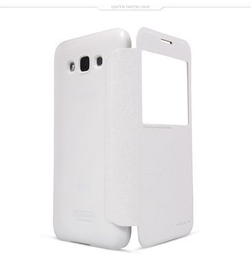 Чохол-книжка Nillkin Sparkle для Samsung E500H Galaxy E5 Білий