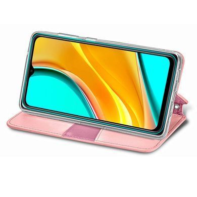 Чохол-книжка Flower Book для Xiaomi Redmi 9C / Redmi 10A Рожевий