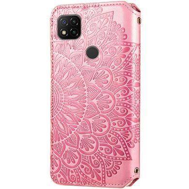Чохол-книжка Flower Book для Xiaomi Redmi 9C / Redmi 10A Рожевий
