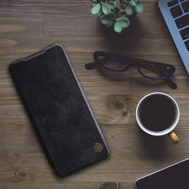 Чехол-книжка Nillkin Qin для Samsung A125F Galaxy A12 / A127F Galaxy A12 Nacho / Galaxy A12s / Galaxy M12 Черный