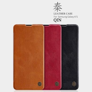 Чохол-книжка Nillkin Qin для Samsung A715F Galaxy A71 2020 Червоний