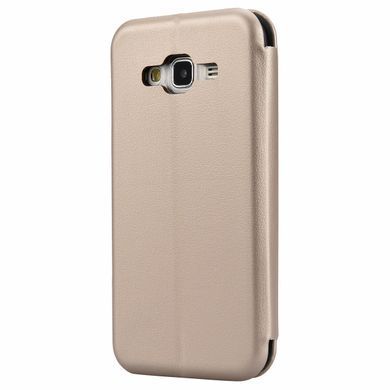 Чехол-книжка Protective для Samsung J700 Galaxy J7 Золотистый