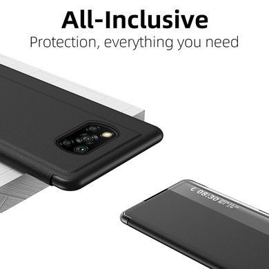 Чехол-книжка Sylish View для Xiaomi Poco X3 / X3 NFC / X3 Pro Черный