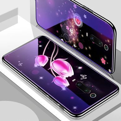 Захисний чохол Fantasy з глянцевими торцями для Xiaomi Redmi K20 / K20 Pro / Mi 9T / Mi 9T Pro (тюльпани) Рожевий