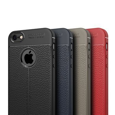 Захисний чохол Leather для iPhone 6 / 6s Чорний