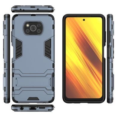 Защитный чехол Strong Guard для Xiaomi Poco X3 / X3 NFC / X3 Pro Navy