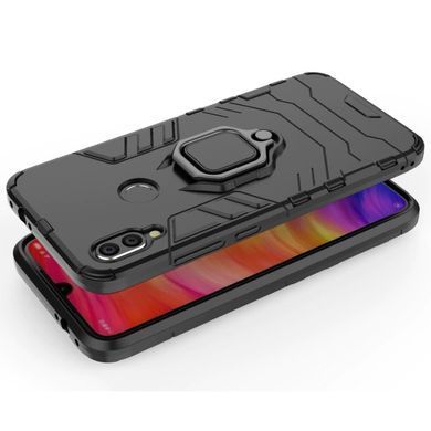 Защитный чехол Strong Guard Ring для Xiaomi Redmi Note 7 Pro Черный