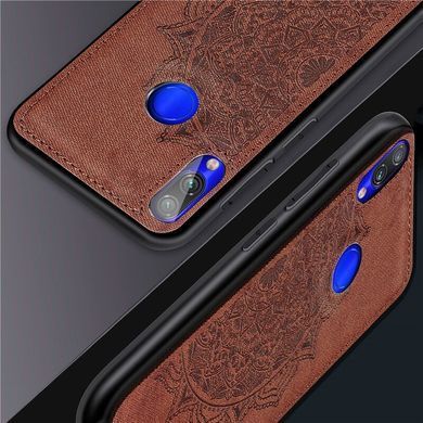 Защитный чехол Textile Decor для Xiaomi Redmi 7 Черный