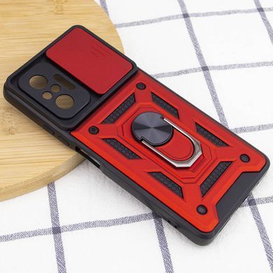 Защитный чехол Kvadrat Ring Lock для Xiaomi Redmi Note 10 Pro / 10 Pro Max Красный