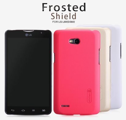 Защитный чехол Nillkin Frosted Shield для LG D380 L80 Dual Черный