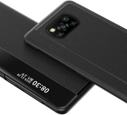 Чехол-книжка Sylish View для Xiaomi Poco X3 / X3 NFC / X3 Pro Черный