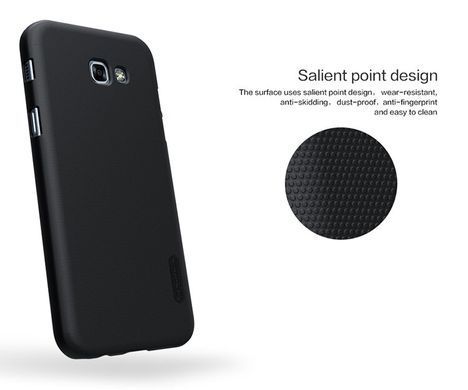 Захисний чохол Nillkin Frosted Shield для Samsung A320F Galaxy A3 2017 Чорний