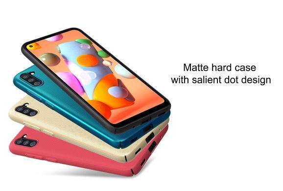 Защитный чехол Nillkin Frosted Shield для Samsung A115F Galaxy A11 / Galaxy M11 Золотистый