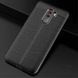 Защитный чехол Leather для Xiaomi Pocophone F1 Черный