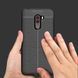 Защитный чехол Leather для Xiaomi Pocophone F1 Черный